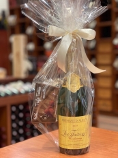 Les Faitieres Cremant Chardonnay 75cl 12% + French truffles Marc de Champagne 100g